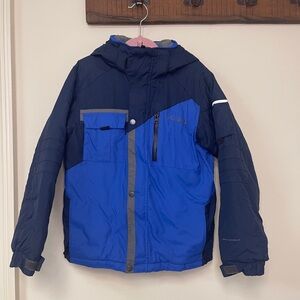 Columbia: Youth Blue / Gray Snow Coat, Size 10/12